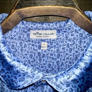 Peter Millar “Ron Burgundy” Summer Comfort Polo